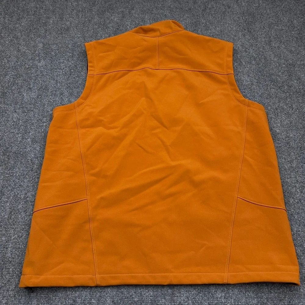 The North Face Apex Bionic Vest Mens Large Orange Softshell Windproof AL5D